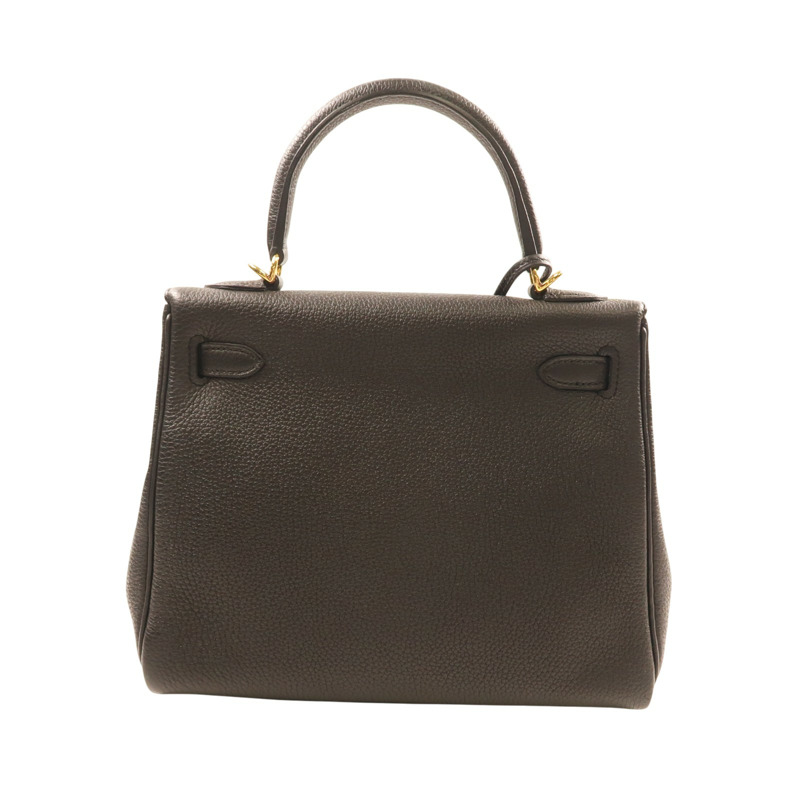 黑色 Togo牛革 Kelly 25 凱莉包 两用包 D刻 金扣【HERMES 愛馬仕】-1