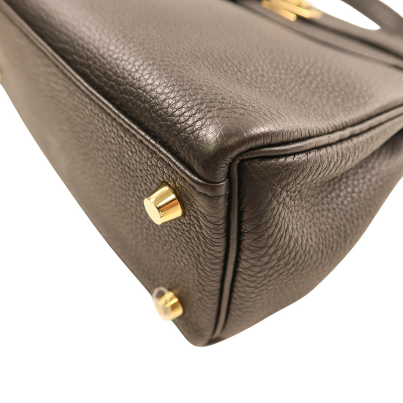 黑色 Togo牛革 Kelly 25 凱莉包 两用包 D刻 金扣【HERMES 愛馬仕】-6