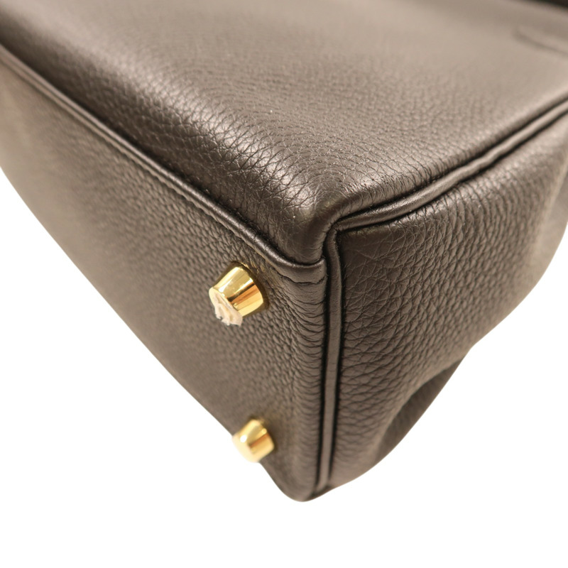 黑色 Togo牛革 Kelly 25 凱莉包 两用包 D刻 金扣【HERMES 愛馬仕】-8