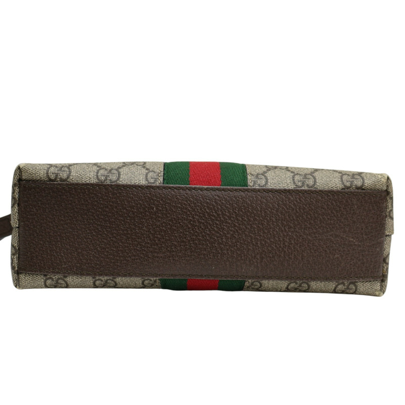 烏木色 GG Supreme帆布 Ophidia 肩背包【GUCCI 古馳】 499621-3