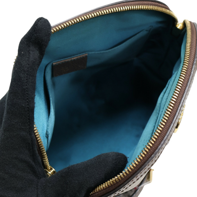 烏木色 GG Supreme帆布 Ophidia 肩背包【GUCCI 古馳】 499621-4