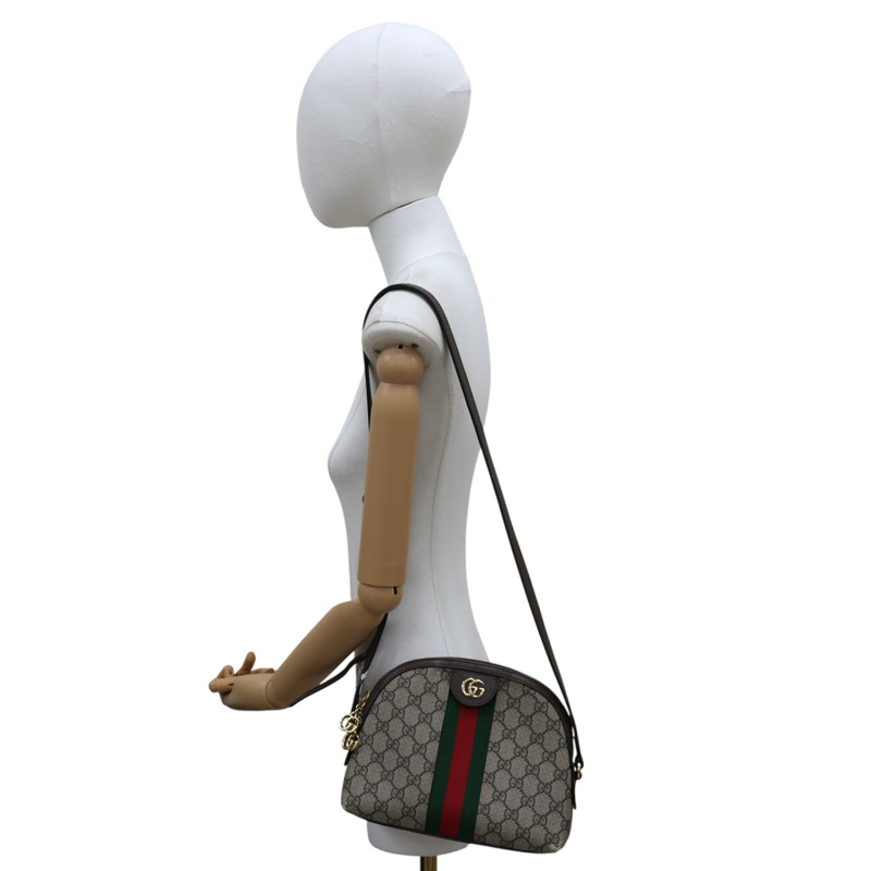 烏木色 GG Supreme帆布 Ophidia 肩背包【GUCCI 古馳】 499621-13