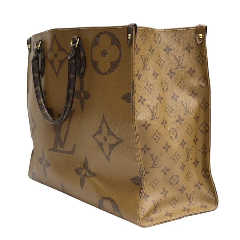 棕色 原花 Giant帆布 Onthego GM 两用包【LOUIS VUITTON LV 路易威登】 M45320-2