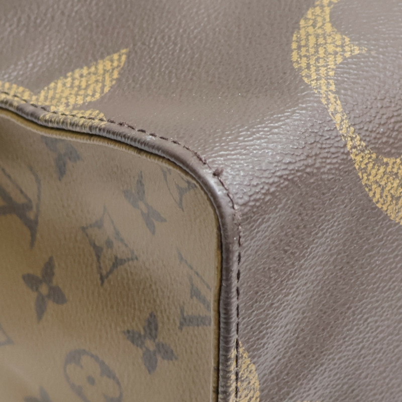 棕色 原花 Giant帆布 Onthego GM 两用包【LOUIS VUITTON LV 路易威登】 M45320-9