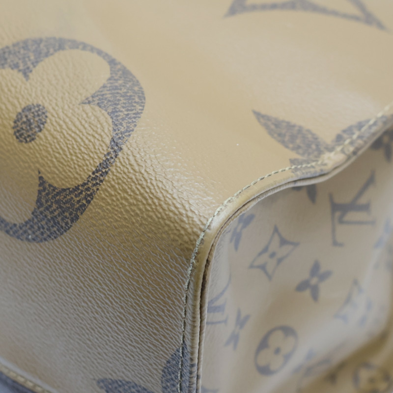 棕色 原花 Giant帆布 Onthego GM 两用包【LOUIS VUITTON LV 路易威登】 M45320-11