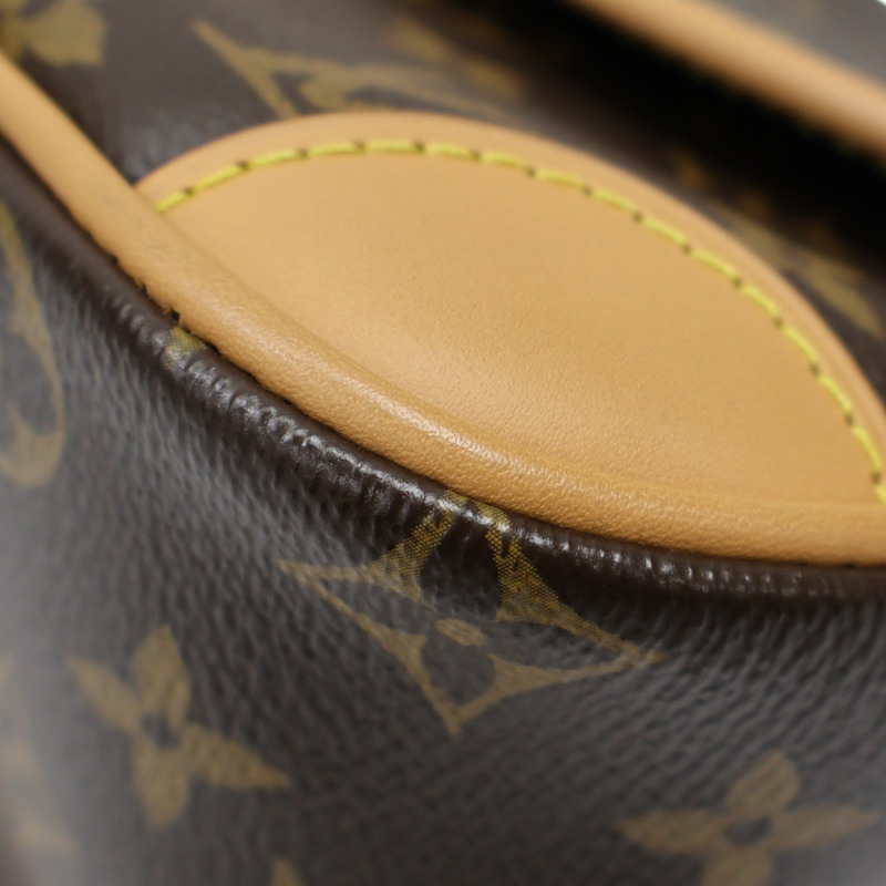 棕色 原花帆布 Diane 兩用包【LOUIS VUITTON LV 路易威登】 M45985-10