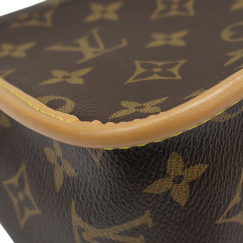 棕色 原花帆布 Diane 兩用包【LOUIS VUITTON LV 路易威登】 M45985-11