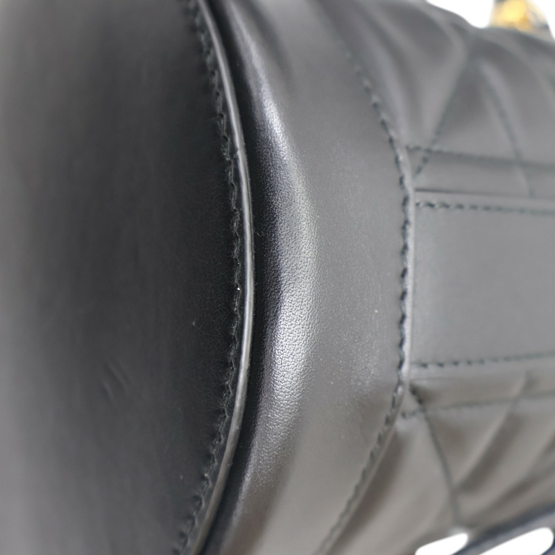 黑色 Macrocannage Cannage牛皮 Backpack 後背包【Dior 迪奧】 M3350UHOW-12