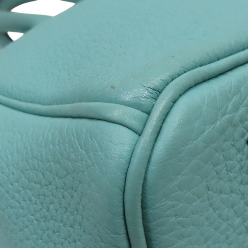 環礁藍 TOGO牛皮 Birkin 30 柏金包 手提包 T刻 銀扣【HERMES 愛馬仕】-12