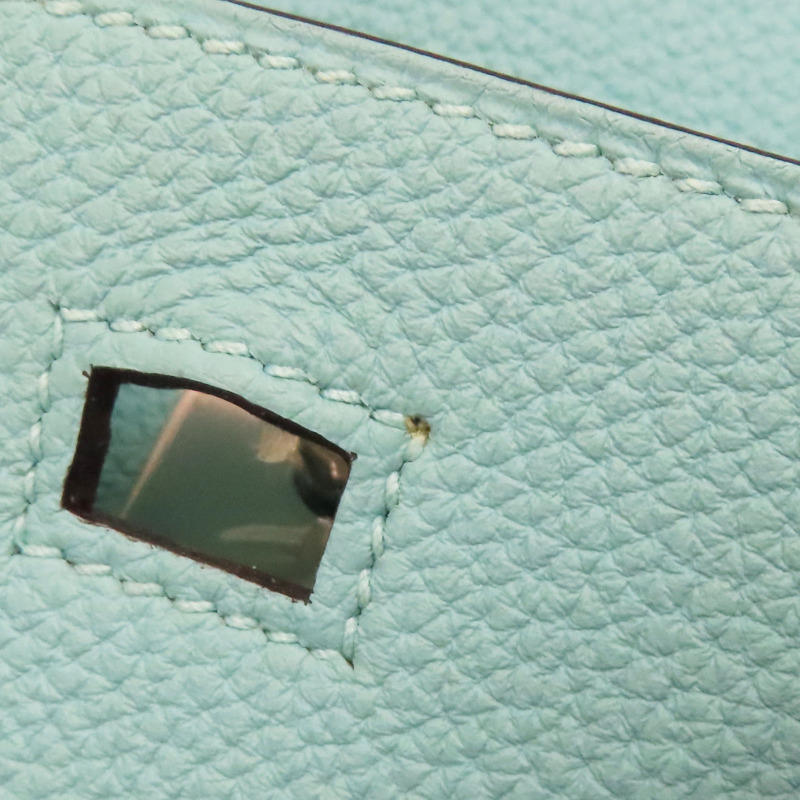 環礁藍 TOGO牛皮 Birkin 30 柏金包 手提包 T刻 銀扣【HERMES 愛馬仕】-16