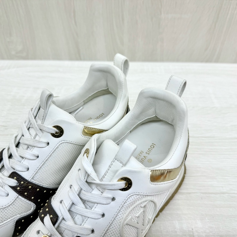 LV老花拚白底run away運動鞋1A4XNH-5