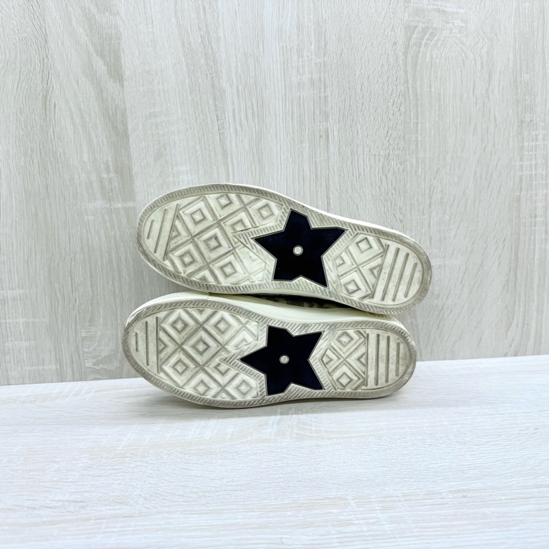 DIOR灰色緹花刺繡Walkn帆布球鞋-8