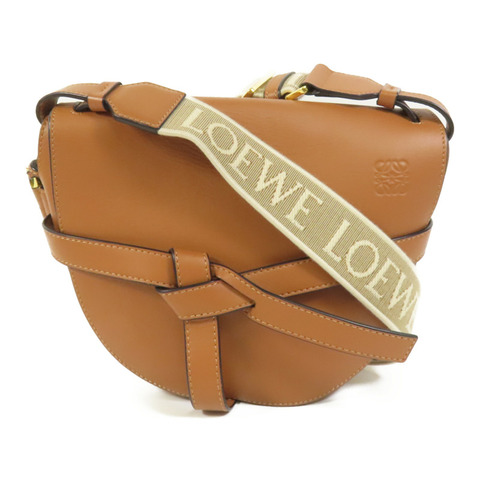 LOEWE 牛皮皮革Small Gate金扣肩背袋