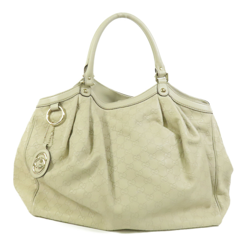 GUCCI 牛皮皮革Sukey Large Tote Bag金扣手挽袋-0