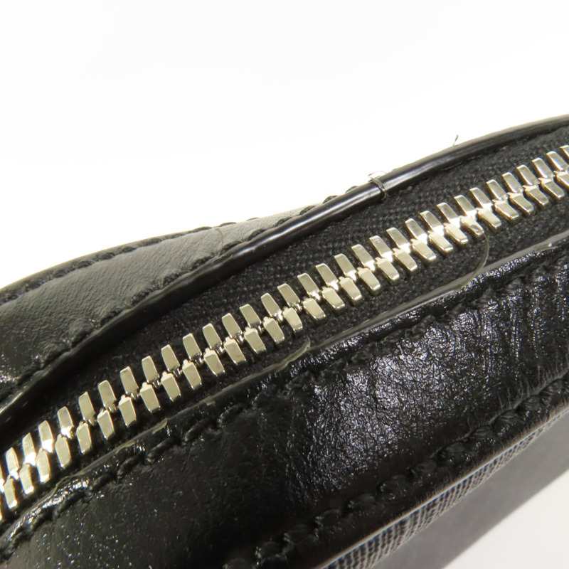 GUCCI 塗層帆布Shoulder Bag銀扣肩背袋-16