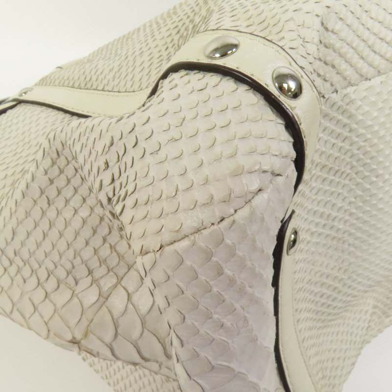 COACH 牛皮皮革2way Shoulder Bag銀扣手挽肩背兩用袋-15