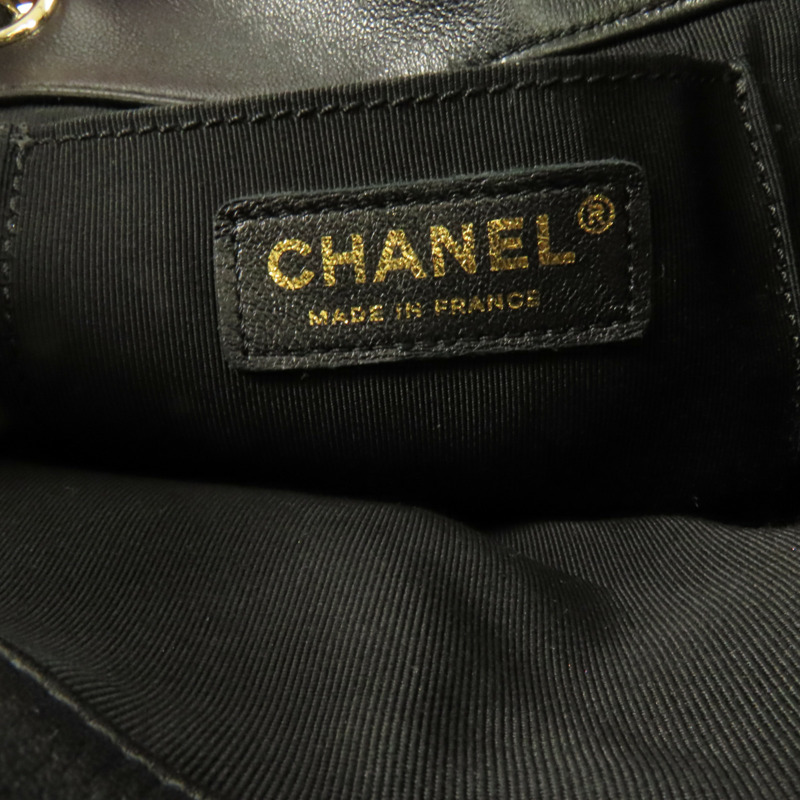 CHANEL 羊皮皮革Chain Shoulder Bag金扣肩背袋-7