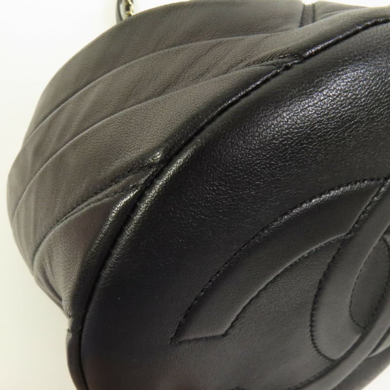 CHANEL 羊皮皮革Chain Shoulder Bag金扣肩背袋-11