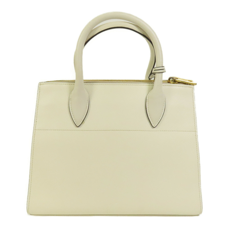 PRADA Saffiano皮革Shoulder Bag金扣手挽肩背兩用袋-1