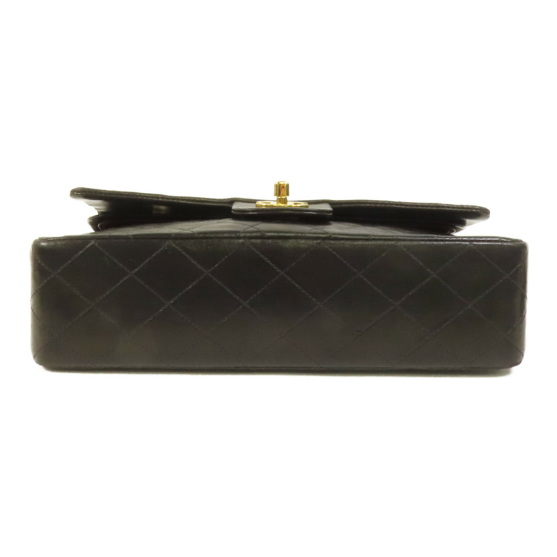 CHANEL 羊皮皮革Vintage Classic 25金扣鏈帶肩背袋-3