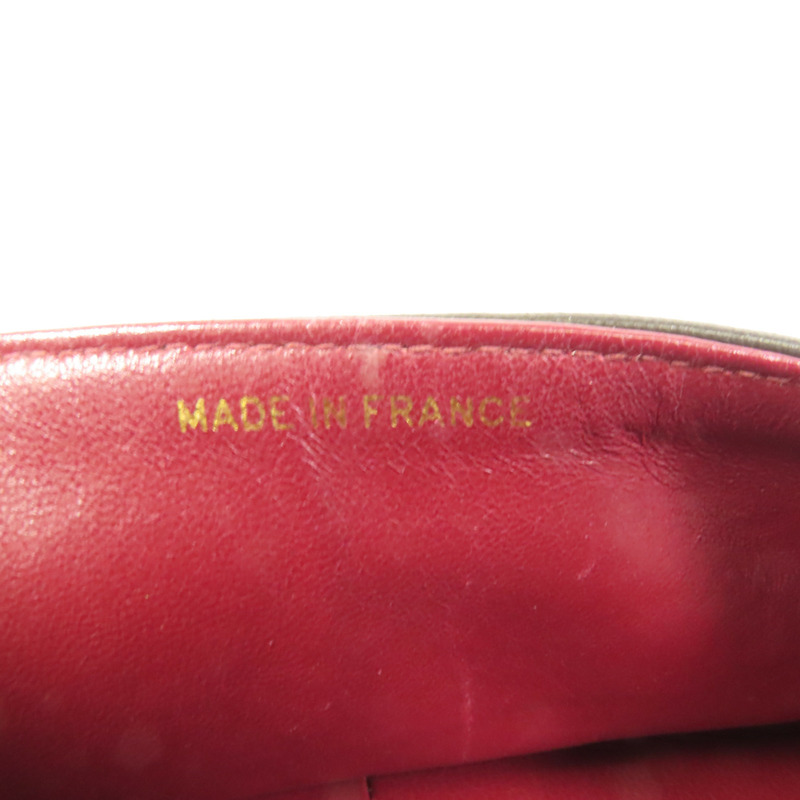 CHANEL 羊皮皮革Vintage Classic 25金扣鏈帶肩背袋-8