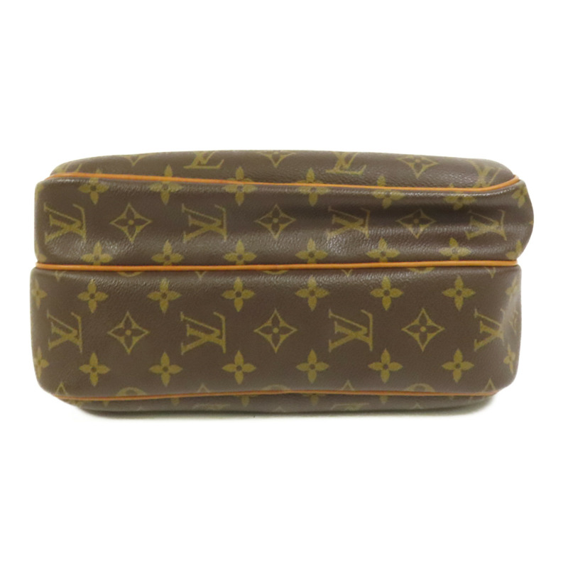 LOUIS VUITTON Monogram Reporter PM金扣肩背袋棕色-3