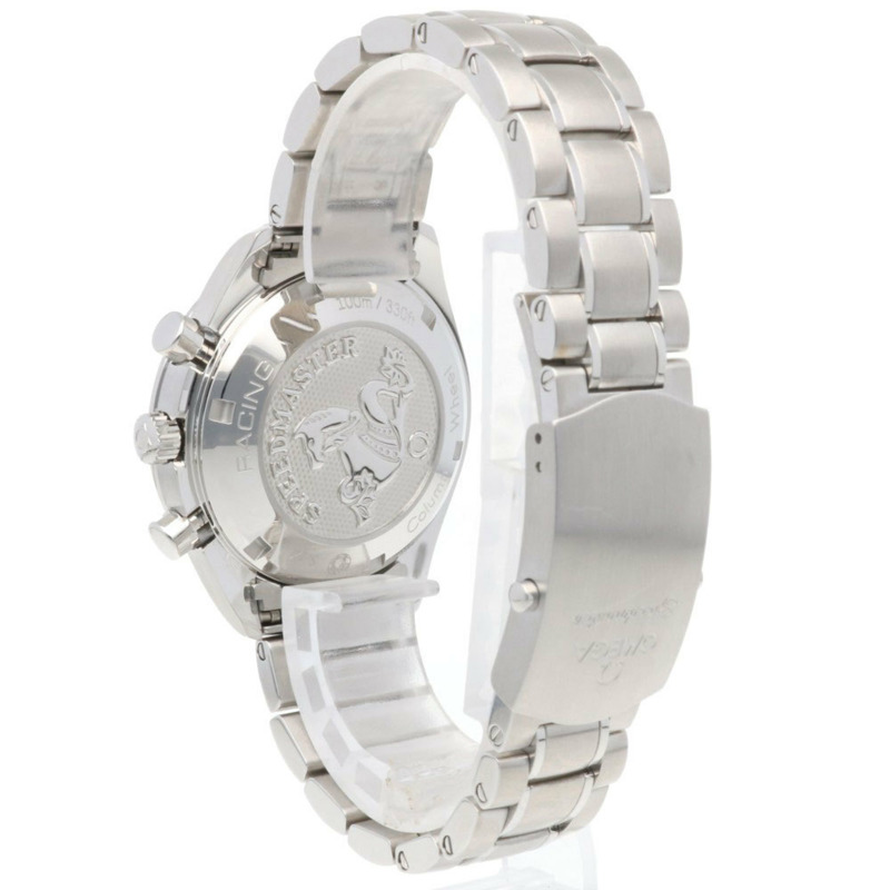 歐米茄超霸系列賽車腕錶，不鏽鋼材質，型號32630405002001，自動上鍊，男士計時表，已翻新-4