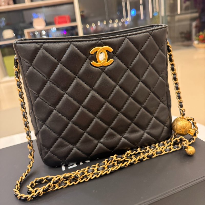 *SHIHNA名牌精品* Chanel Hobo Bag 金球流浪包-0