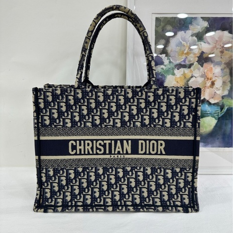 Dior 迪奧 Oblique系列托特包 tote 老花 20年中號
