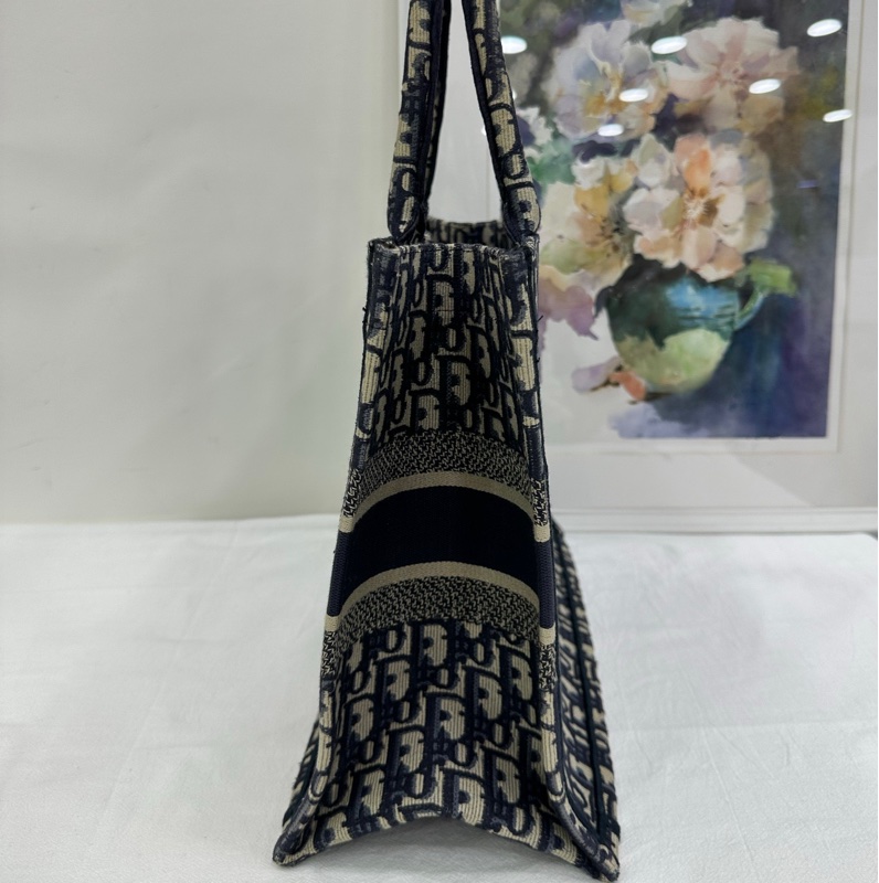 Dior 迪奧 Oblique系列托特包 tote 老花 20年中號-2