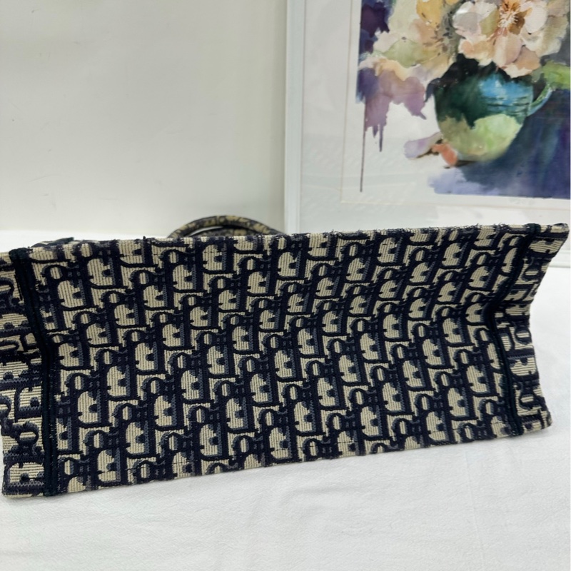Dior 迪奧 Oblique系列托特包 tote 老花 20年中號-4
