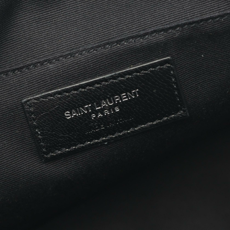 SAINT LAURENT PARIS LOU 相機單肩斜背包，米色皮革，二手女款-3