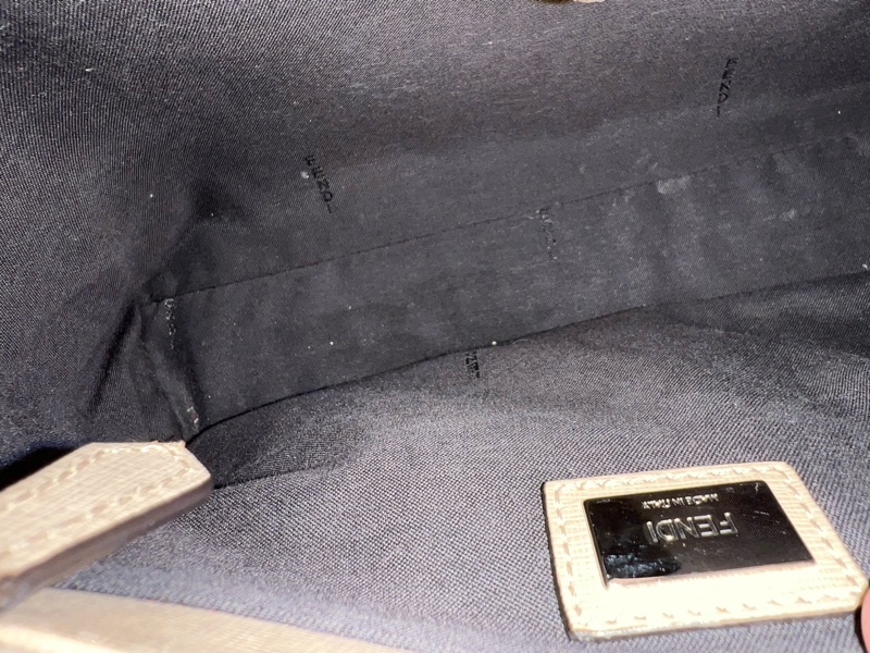 FENDI 拚色怪物包（附背帶）-12