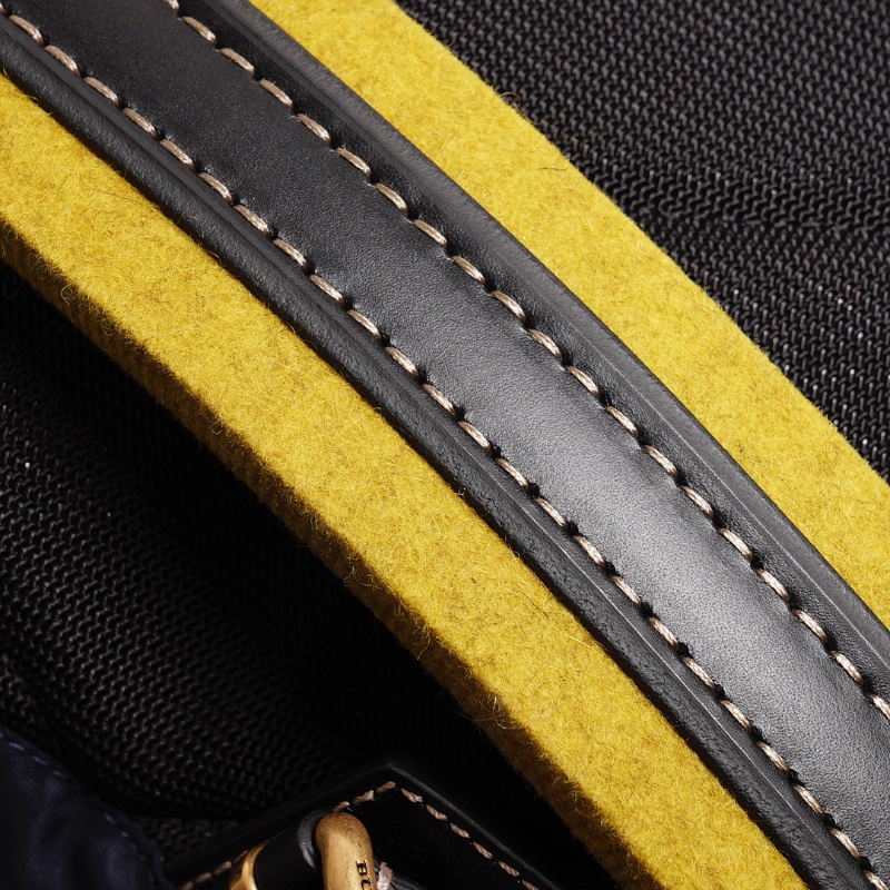 BURBERRY  The Rucksack Vintage 經典金色LOGO翻蓋中型後背包(藍色/M)-12