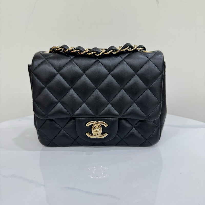 JK國際二手精品 ✨Chanel經典方胖 黑色 芯片款-0