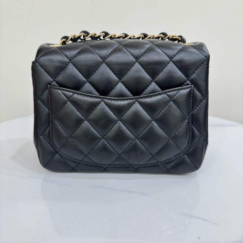 JK國際二手精品 ✨Chanel經典方胖 黑色 芯片款-1