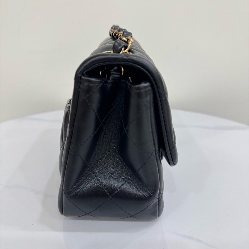 JK國際二手精品 ✨Chanel經典方胖 黑色 芯片款-4