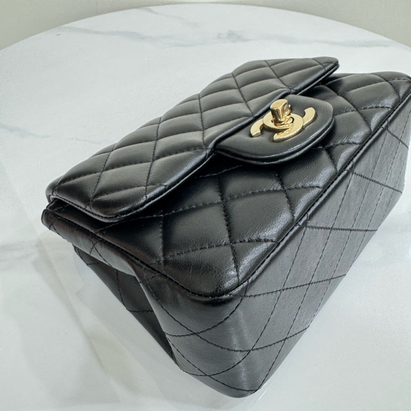 JK國際二手精品 ✨Chanel經典方胖 黑色 芯片款-6