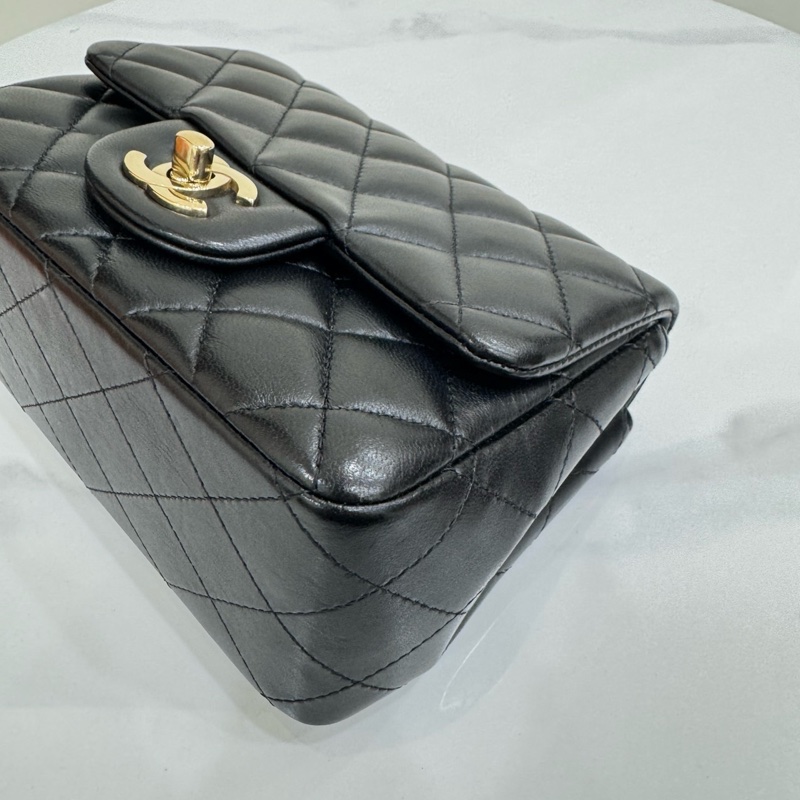 JK國際二手精品 ✨Chanel經典方胖 黑色 芯片款-7
