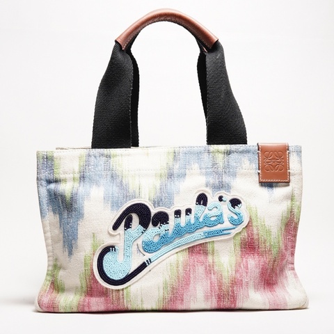 Loewe Paula‘s 海灘帆布手提包