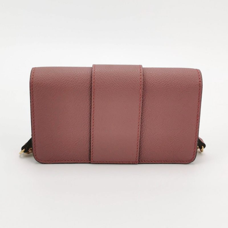 Burberry Buckle牛皮純色搭扣斜挎包-4