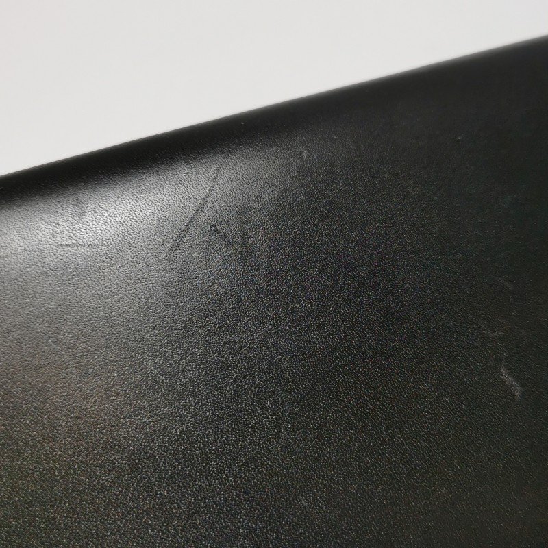 Saint Laurent牛皮純色金屬字母logo錢包-15