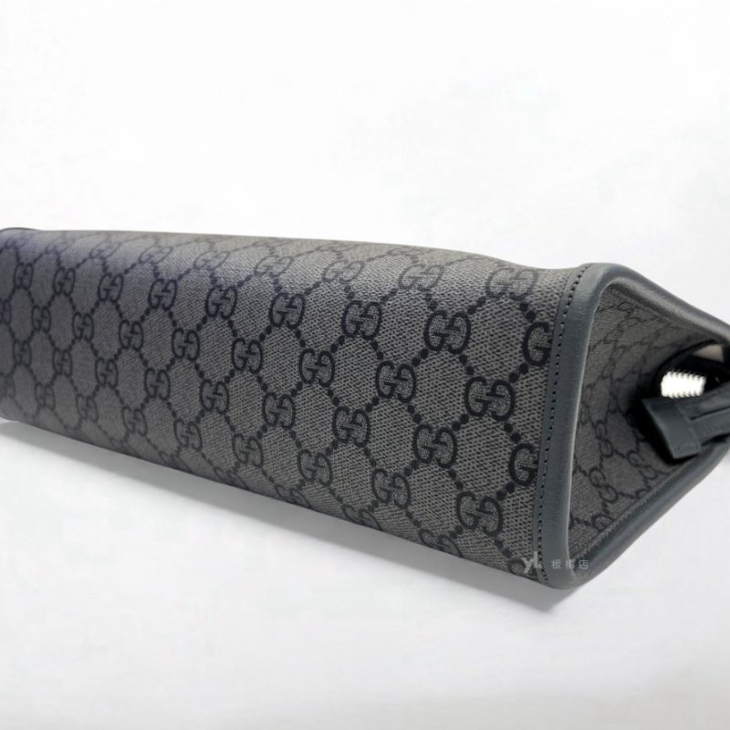 Gucci包包 Ophidia GG 灰色塗層手拿包598234-7