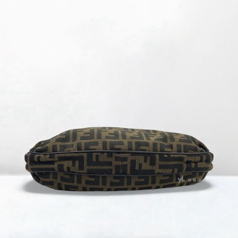 Fendi 滿版緹花布肩背包-5