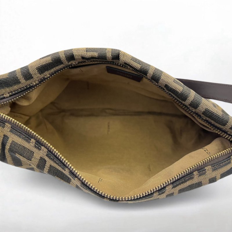 Fendi 滿版緹花布肩背包-6