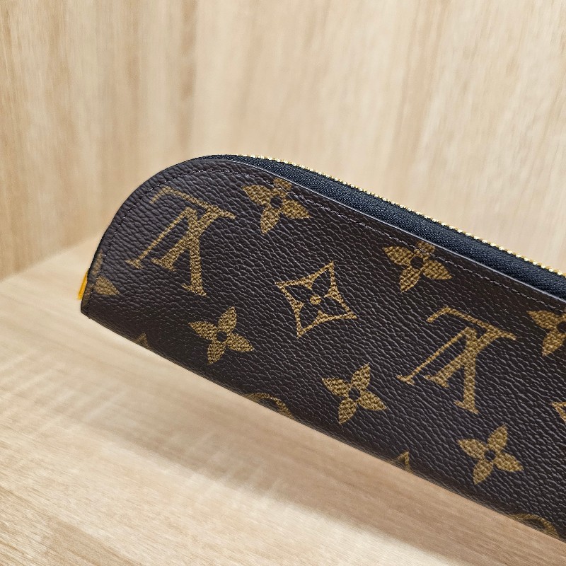 [未使用新品❣️可當交換禮物] LV老花Charlotle金釦拉鏈筆袋-8