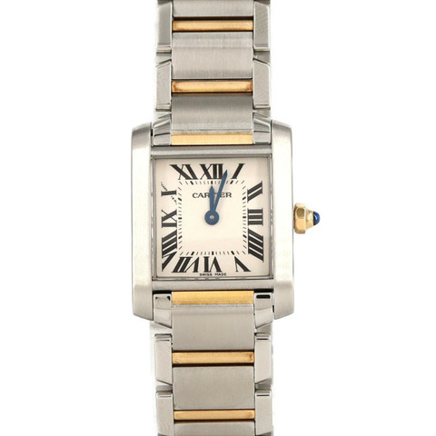 卡地亞 Tank Française SM 雙色腕錶 W51007Q4 SSxYG 石英機芯