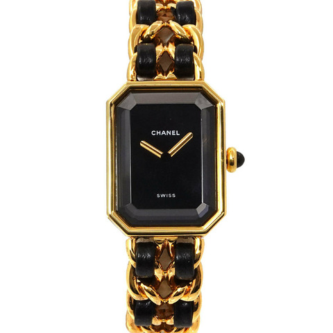 香奈兒 (CHANEL) Premiere 女士腕錶，S 碼，H0001，黑金配色，石英機芯