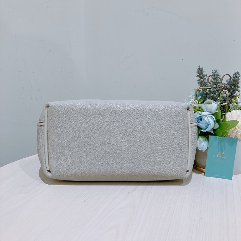 TK1896 Hermes 愛馬仕 單肩 手挽 手拎 冰川灰 奶油白 休閑 慵懶感 2424 29cm 8L Beton x I2 Nata xGHW Togo and Swift-4