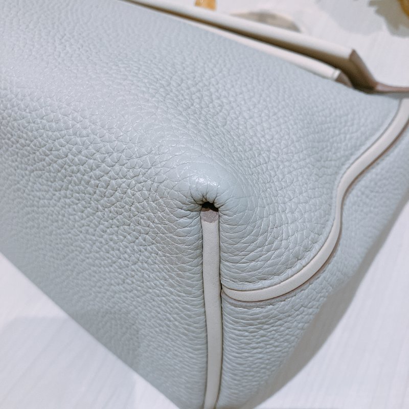 TK1896 Hermes 愛馬仕 單肩 手挽 手拎 冰川灰 奶油白 休閑 慵懶感 2424 29cm 8L Beton x I2 Nata xGHW Togo and Swift-6